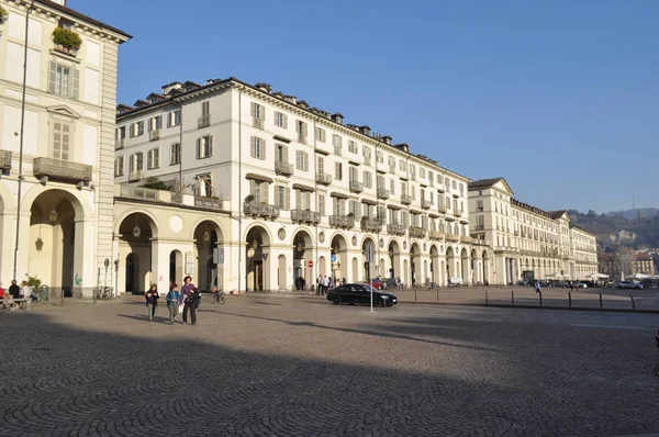 Vue Sur Rue Turin — Photo