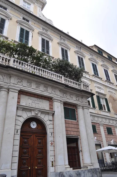 Italy Genoa February 2019 House Palazzo Della Meridiana — Stock Photo, Image