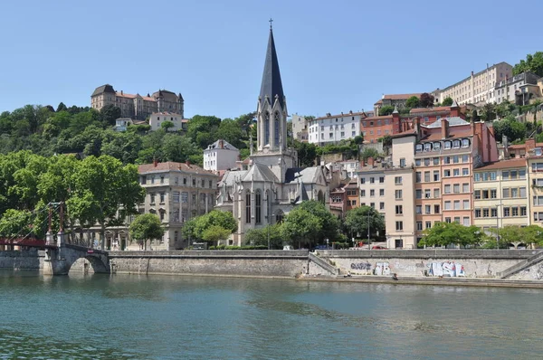 Blick Auf Die Stadt Lyon Frankreich — Stockfoto