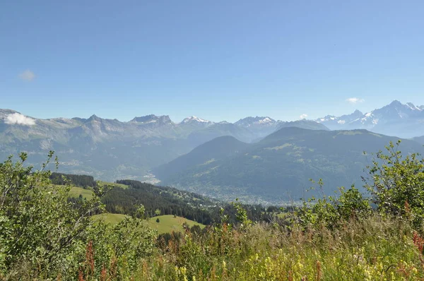 Uitzicht Bergen Alpen — Stockfoto