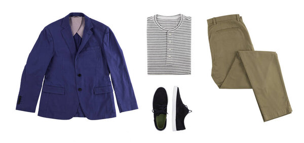 Formal look for men. Set of clothe for everyday