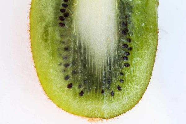 Zielony Plasterek Kiwi — Zdjęcie stockowe