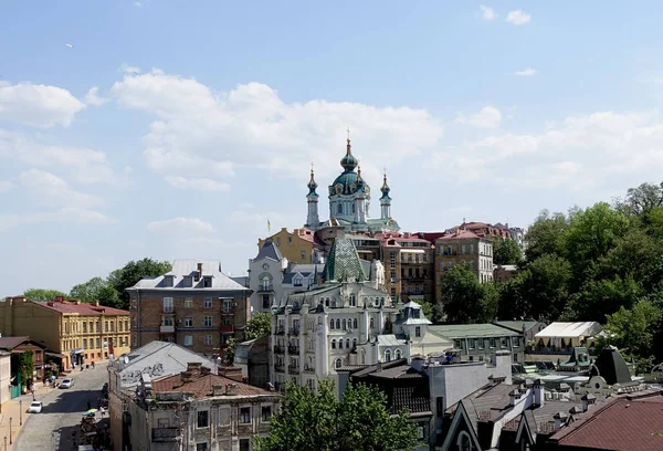 St Andrews Kilisesi Kiev ve Andrews iniş Kiev — Stok fotoğraf
