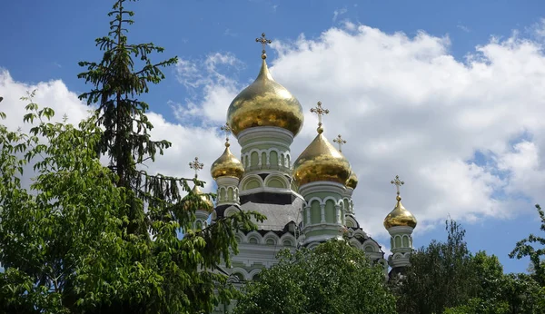 Pokrovsky Monastery Kiev Founded 1889 Founder Grand Duchess Alexandra Petrovna — Stock Photo, Image