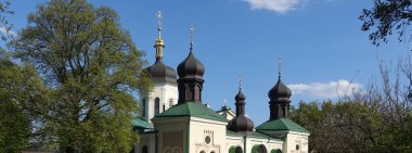 Trinity Kilisesi antik kutsal Trinity Ioninsky Manastırı 1860 yılında Kiev