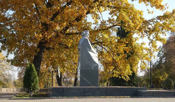 Пам'ятник письменнику с. н. Сергєєва-Ценського в Тамбовської — стокове фото