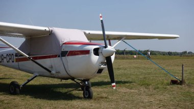Cessna 172 uçak yakın çekim