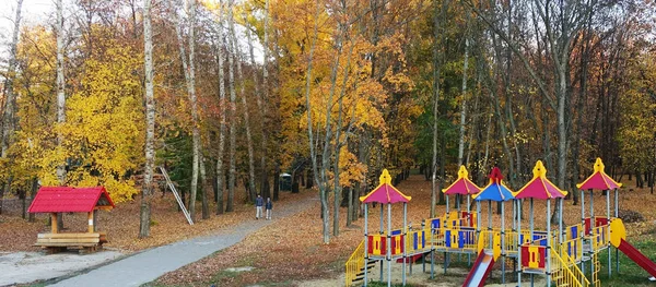 Tambov Russia October 2018 Park Autumn Yellow Trees Tambov — Stock Photo, Image