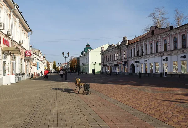 Tambov Rusland Oktober 2018 Oude Wandelstraat Tambov — Stockfoto