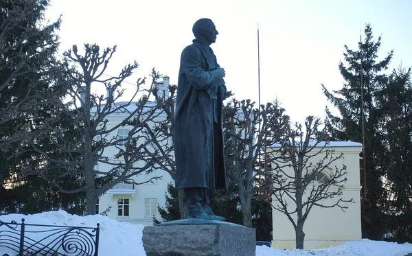 Tambov Russia February 2019 Monument Composer Rakhmaninov Winter Tambov — Stock Photo, Image