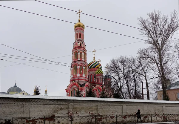 Télen Tambov felemelkedés kolostor megtekintése — Stock Fotó