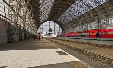 Moskova 'da Kiev Tren İstasyonu. Kapalı istasyon