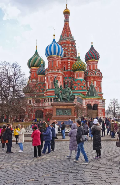 St. Basils Cathedral in Moscow on Red Square — Stock Photo, Image