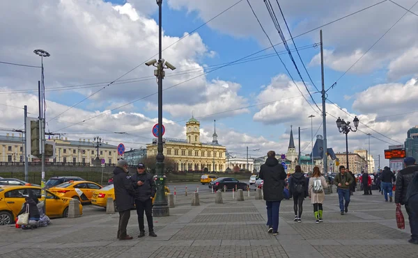 Vista das estações de Leningrado e Yaroslavl em Moscou — Fotografia de Stock