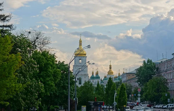 Vue de la cathédrale Sainte-Sophie de Kiev — Photo