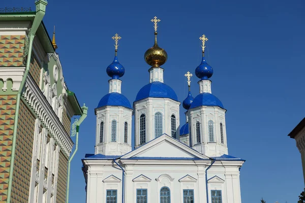 Domes of Kazan Cathedral in Tambov, Russia — Stock Photo, Image