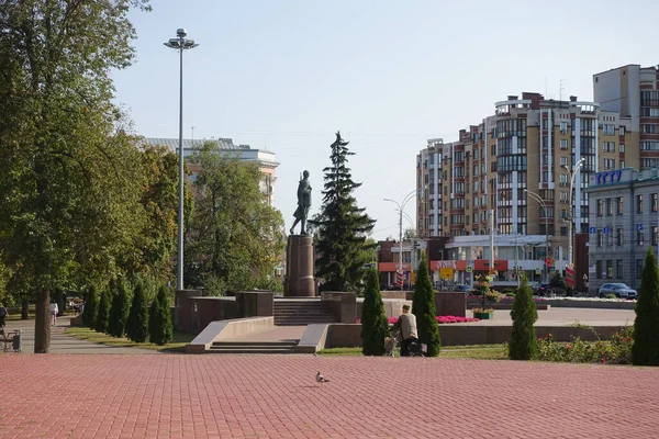 Tambov Rússia Setembro 2020 Zoya Kosmodemyanskaya Jovem Menina Partidária Monumento — Fotografia de Stock