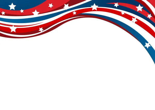 Usa Flagge Als Stilvektor — Stockvektor