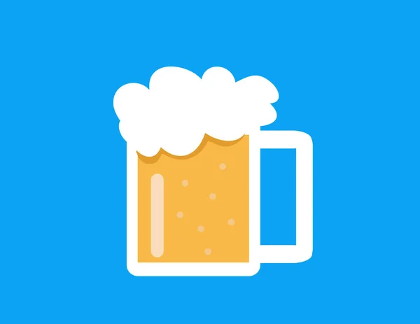 Verre Vectoriel Bière — Image vectorielle