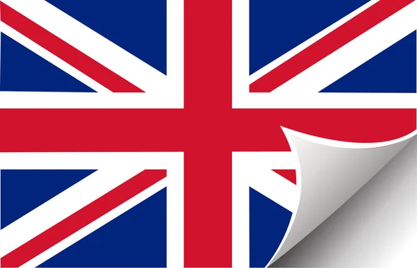 Brytyjski Flaga Ilustracja Wektorów — Wektor stockowy