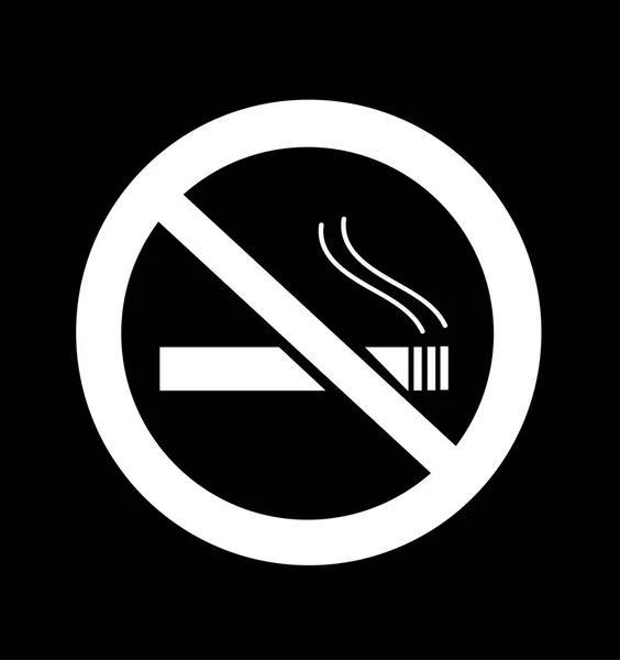 Vecteur Signe Non Fumeur — Image vectorielle