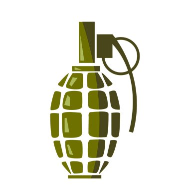 grenade icon vector illustration clipart