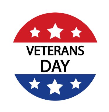 Anma günü rozet vektör çizim