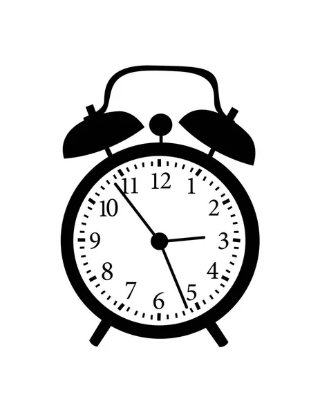 Alarm Saat Simgesi Vektörü — Stok Vektör