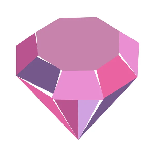 Діамантова Векторна Ілюстрація Піктограми — стоковий вектор