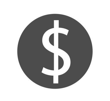Dolar simgesi olan bozuk para