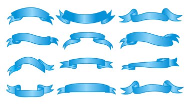 renkli şerit kümesi