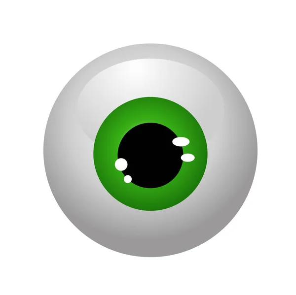 Eyeballs isolated vector — Stock Vector