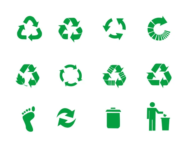 Signes de recyclage vectoriel — Image vectorielle
