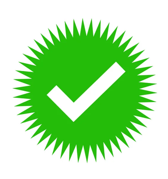 Icono de casilla de verificación — Vector de stock