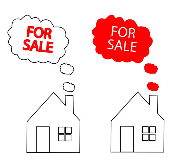 House for sale — Stock Vector