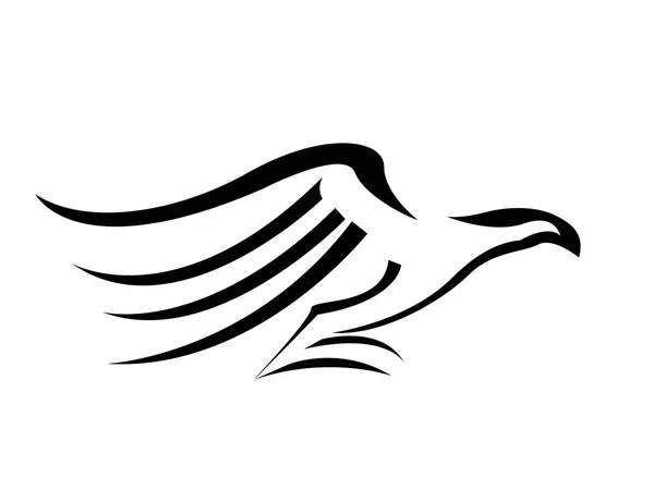 Eagle logo vectorillustratie — Stockvector