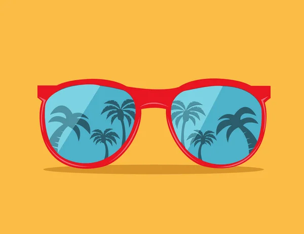 Ilustración de vector sunglas de moda — Vector de stock