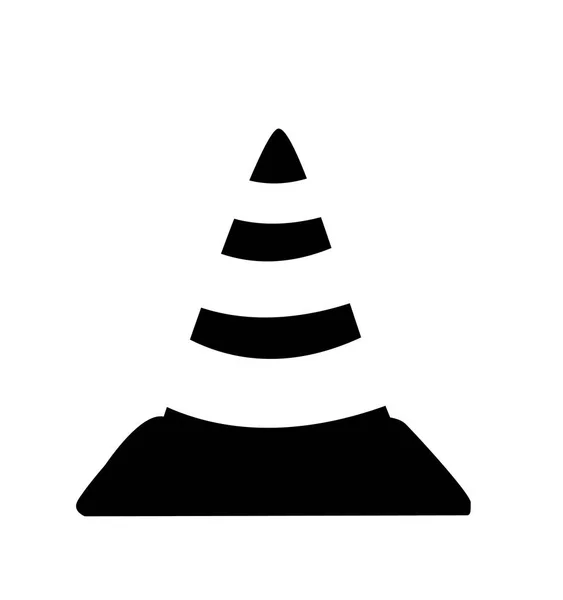 Ілюстрація значка конуса ізольована на білому — стоковий вектор
