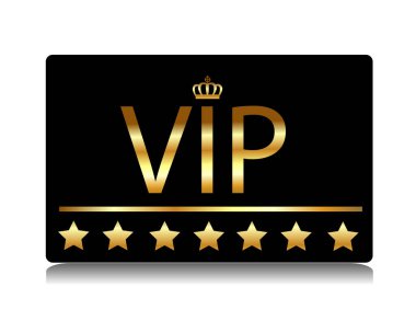 vektör gerçekçi vip kartı