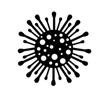 Coronavirus Simgesi vektör çizimi