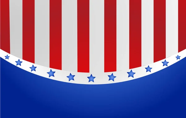 Bandera Estados Unidos Estilo Vector — Vector de stock