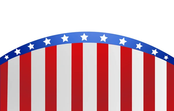风格矢量中的美国国旗 — 图库矢量图片