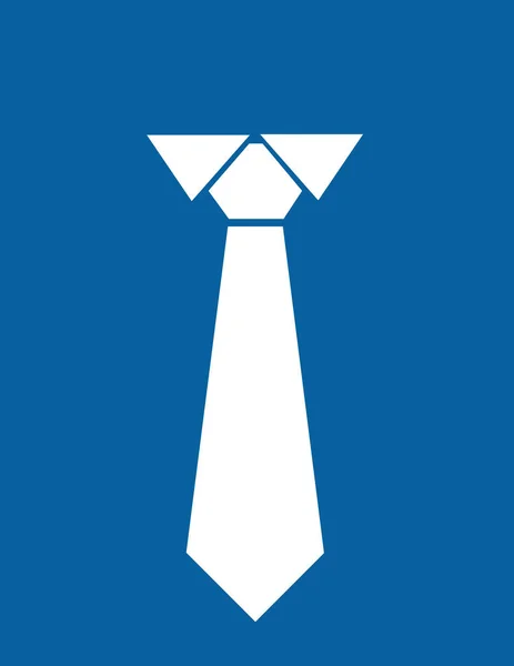 Icono Corbata Vector Ilustración — Vector de stock