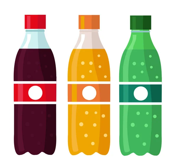 Bottel Ilustração Vetor Refresco —  Vetores de Stock