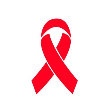 AIDS ikon vektör illüstrasyon sanatı simbol