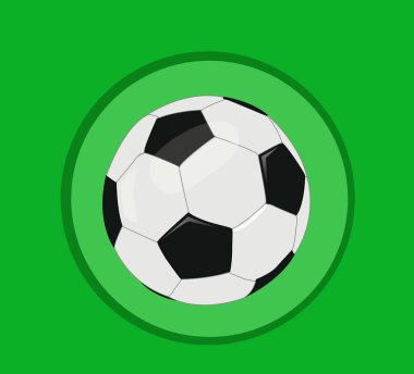 vektör futbol topu illüstrasyonu