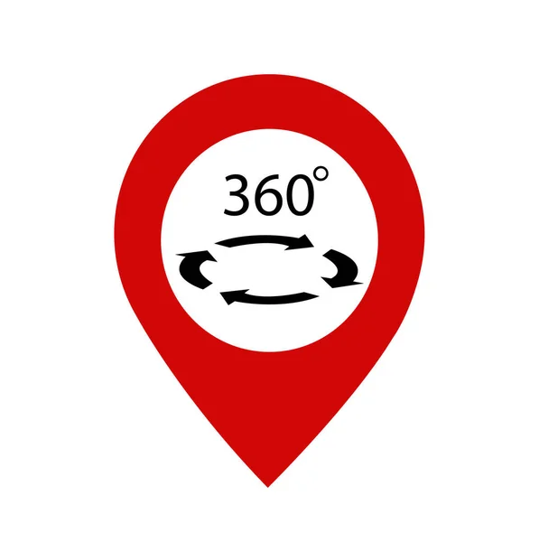 Mapping Pins Icon Vektor — Stockvektor