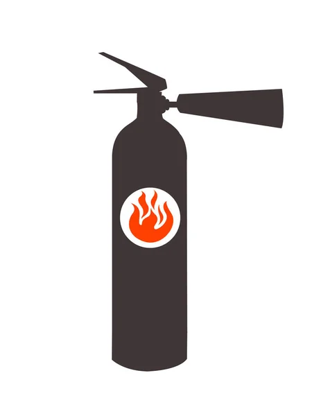 Diseño Ilustración Vectorial Extintor Incendios — Vector de stock