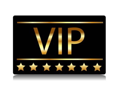 vektör gerçekçi vip kartı