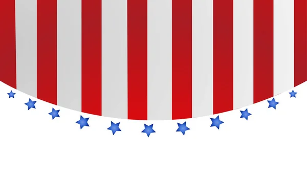 Drapeau Des États Unis Dans Vecteur Style — Image vectorielle